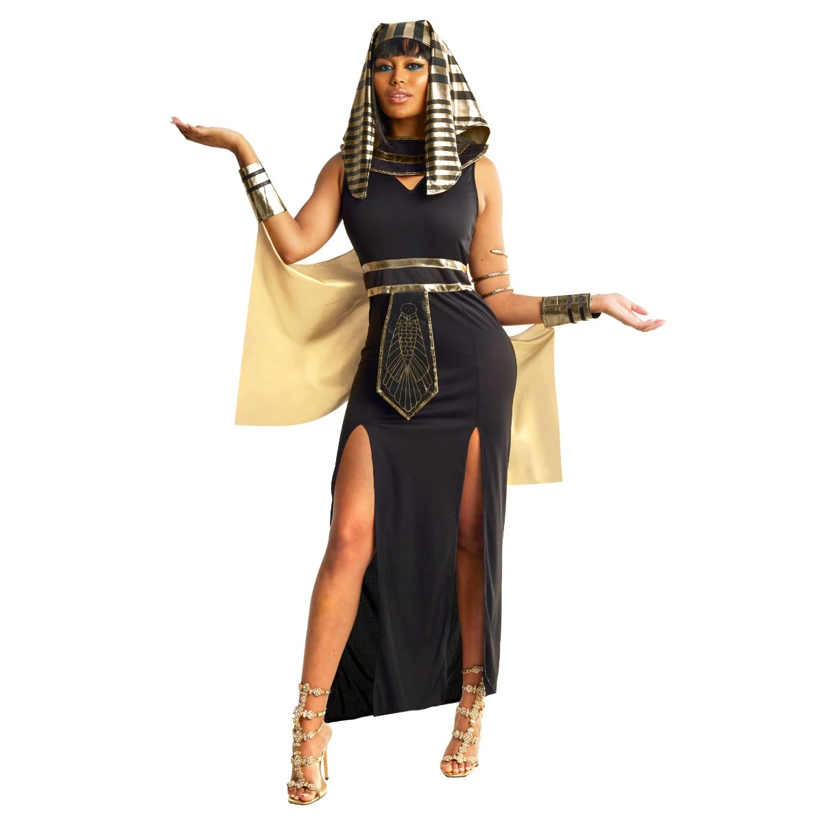 Womens Egyptian Pharaoh Queen Costume 8 Womens Egyptian Pharaoh Queen Costume - immagine 6