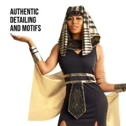 Womens Egyptian Pharaoh Queen Costume 10 Womens Egyptian Pharaoh Queen Costume -Vendite Morphsuits mcwphq pharao queen women 6