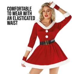 Costume Per Abbigliamento Corto Saint Per Le Donne -Vendite Morphsuits mcwsd samta short dress adult 11