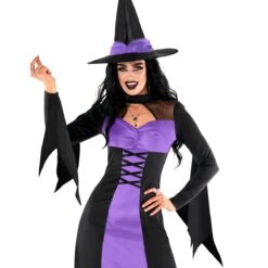 Costume Da Strega Viola Per Donna -Vendite Morphsuits mcwwwp wicked witch purple adult 06 1
