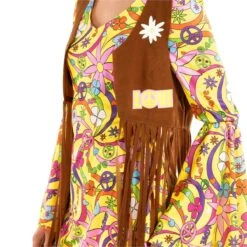 Womens Yellow Hippie Costume Dress 17 Womens Yellow Hippie Costume Dress -Vendite Morphsuits mcwyh womens yellow hippie dress 8