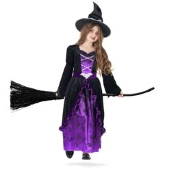 Kids Purple Witch Costume 13 Kids Purple Witch Costume -Vendite Morphsuits ncvbfoza