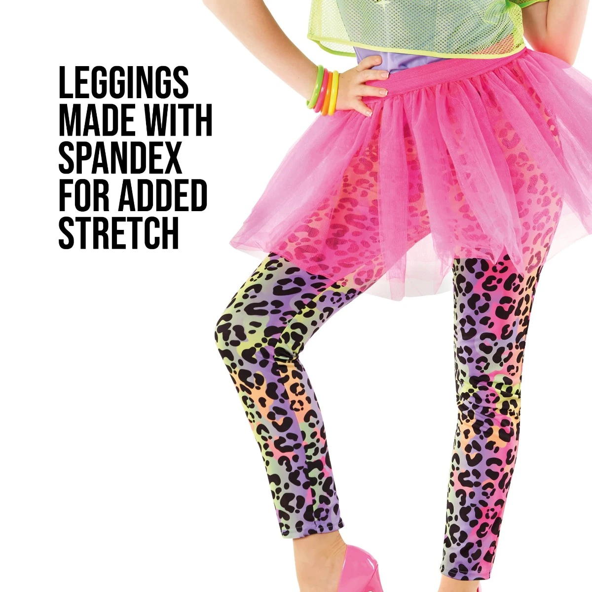 80s Neon Tutu Costume Womens 6 80s Neon Tutu Costume Womens - immagine 4