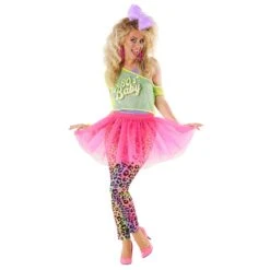 80s Neon Tutu Costume Womens