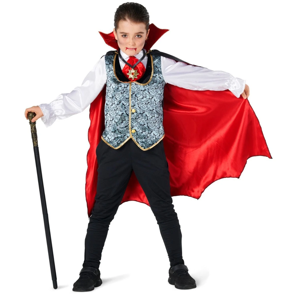 Costume Da Vampiro Dracula Per Bambini 6 Costume Da Vampiro Dracula Per Bambini - immagine 4