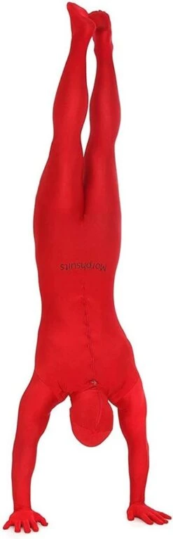 Morphsuit Rosso Adulto -Vendite Morphsuits red morphsuit handstand