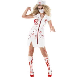 Women's Zombie Horror Nurse Costume