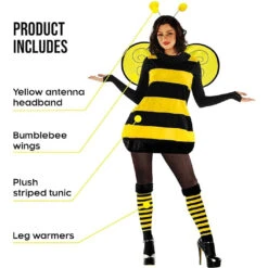Un Abito A Calabrone Per Le Donne 8 Un Abito A Calabrone Per Le Donne -Vendite Morphsuits womens bumblebee costume 2