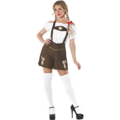 Womens Lederhosen Oktoberfest Costume 13 Womens Lederhosen Oktoberfest Costume -Vendite Morphsuits womens lederhosen costume 3