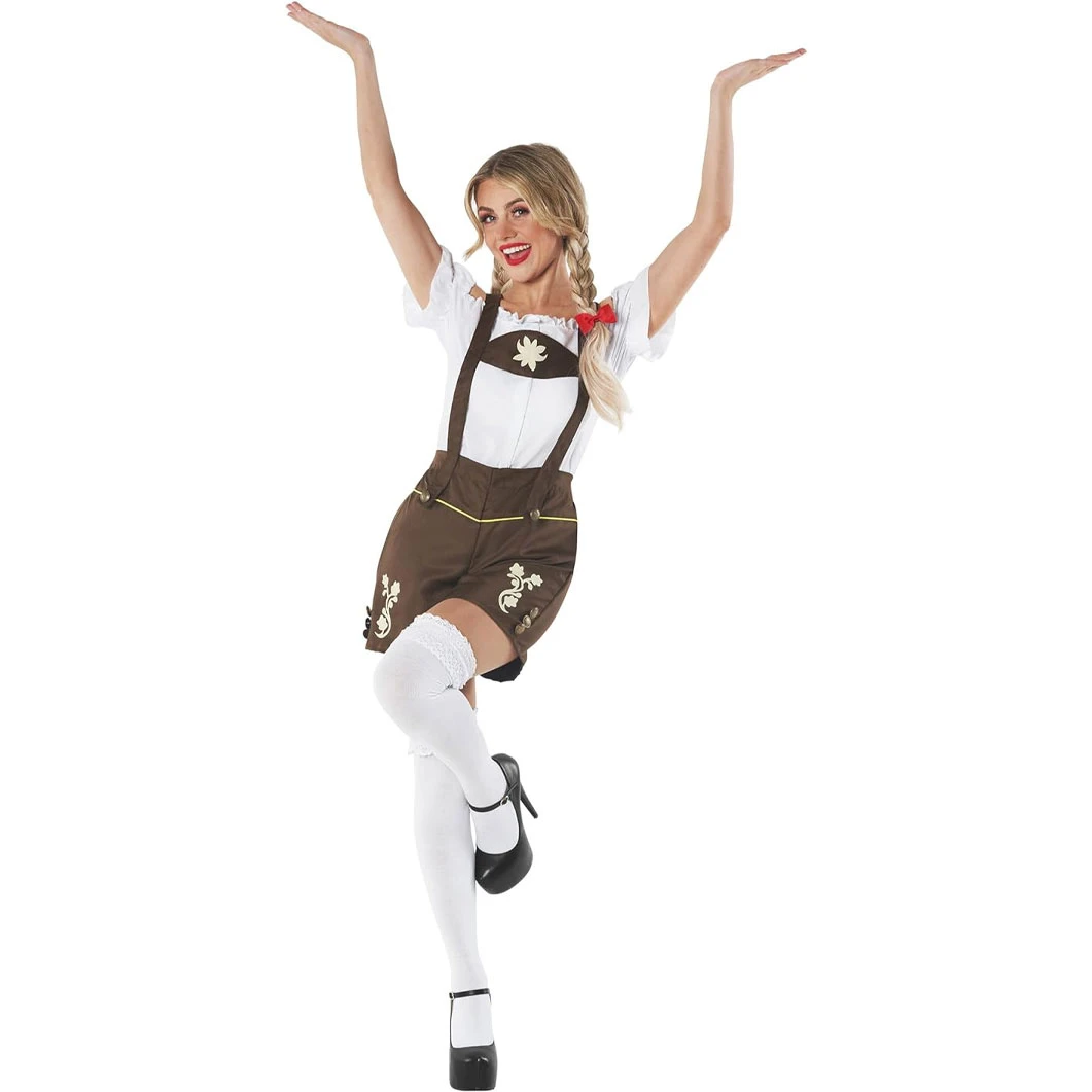 Womens Lederhosen Oktoberfest Costume 3 Womens Lederhosen Oktoberfest Costume